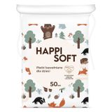 Happi Soft, płatki bawełniane dla dzieci, kwadratowe, 50 sztuk - miniaturka zdjęcia produktu