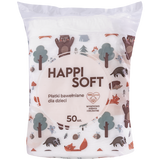 Happi Soft, płatki bawełniane dla dzieci, kwadratowe, 50 sztuk Happi Soft, płatki bawełniane dla dzieci, kwadratowe, 50 sztuk - miniaturka zdjęcia produktu