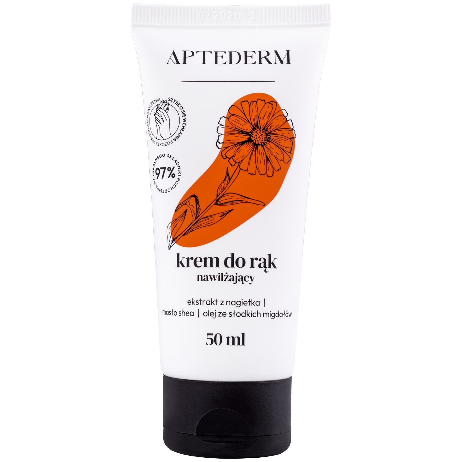 Aptederm Aptederm, nawilżający krem do rąk, 50 ml