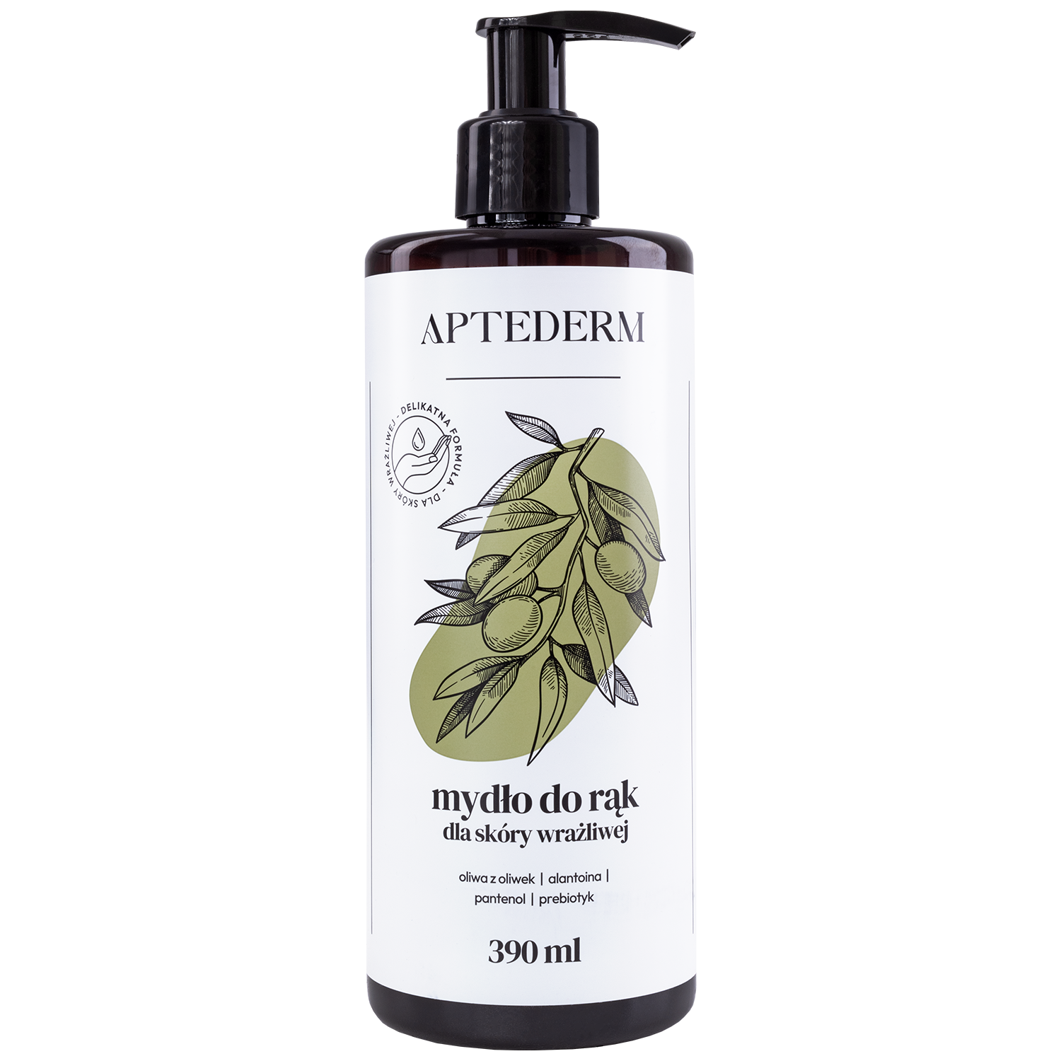 Aptederm Aptederm, Seife für die Hände für empfindliche Haut, 390 ml — Inhaltsstoffe und Bewertung