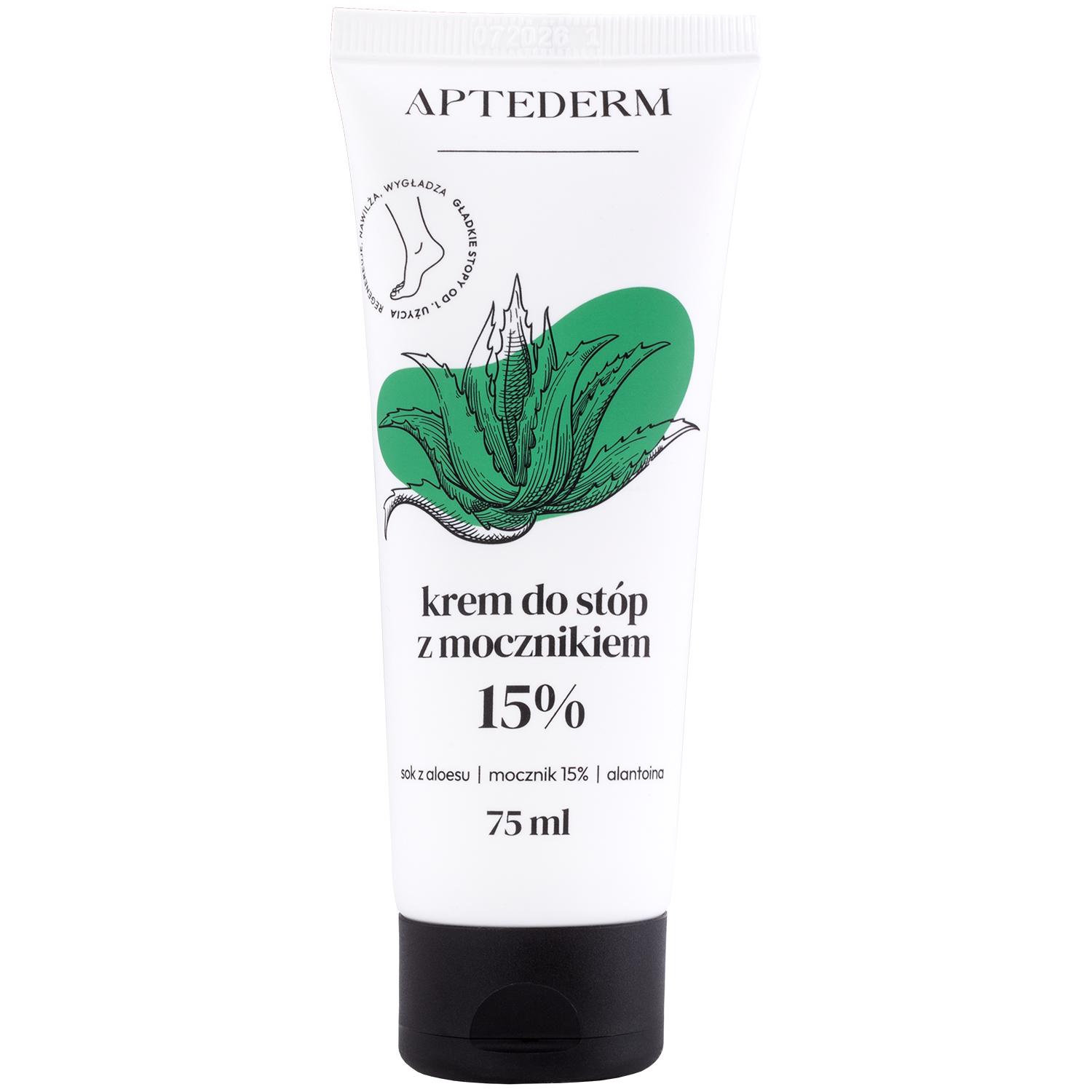 Aptederm Aptederm, krem do stóp z mocznikiem, 75 ml