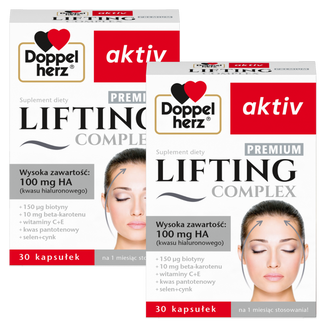 Zestaw Doppelherz aktiv Lifting Complex Premium, 2 x 30 kapsułek - zdjęcie produktu