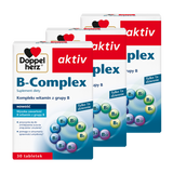 Zestaw Doppelherz aktiv B-Complex, 3 x 30 tabletek - miniaturka zdjęcia produktu