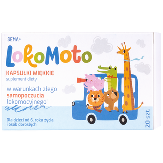 SEMA Lab, LokoMoto, 20 kapsułek miękkich - zdjęcie produktu