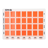 SEMA Protect, kasetka do leków tygodniowa, czterokomorowa - miniaturka zdjęcia produktu