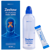 SEMA Protect, zestaw do płukania nosa i zatok, irygator + 12 saszetek USZKODZONE OPAKOWANIE - miniaturka zdjęcia produktu