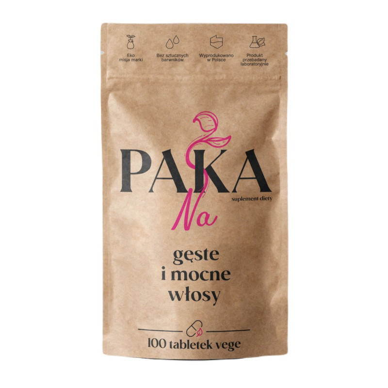 Nieznana Medso PaKaNa Gęste i mocne włosy Biotyna 10 mg, 100 tabletek