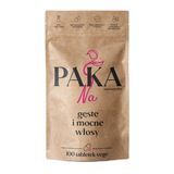 Medso PaKaNa Gęste i mocne włosy Biotyna 10 mg, 100 tabletek - miniaturka zdjęcia produktu