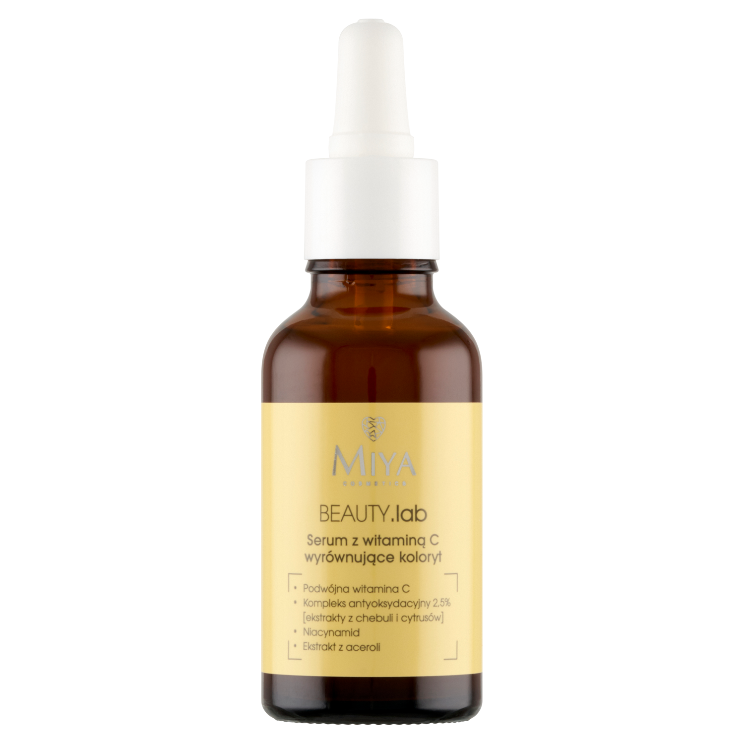 Nieznana Miya BEAUTY.lab, serum z witaminą C, wyrównujące koloryt, 30 ml — Inhaltsstoffe und Bewertung
