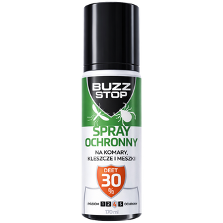 BuzzStop, płyn na meszki i komary, DEET 30%, 170 ml - zdjęcie produktu