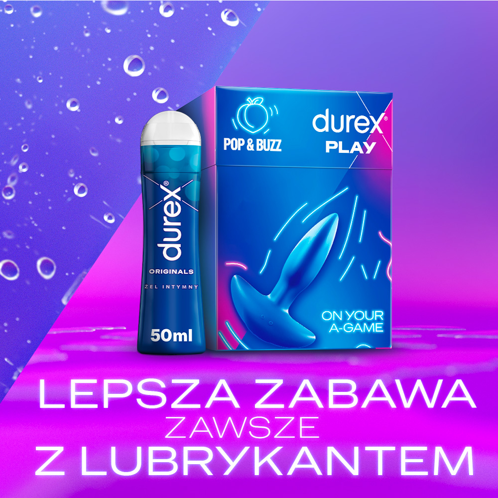 Durex Play Pop & Buzz, wibrujący korek analny - cena | Gemini