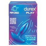 Durex Play Pop & Buzz, wibrujący korek analny - miniaturka zdjęcia produktu