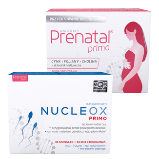 Zestaw Prenatal Primo, 30 kapsułek + Nucleox Primo, 30 kapsułek - zdjęcie produktu