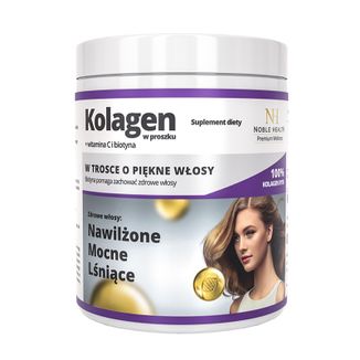 Noble Health Kolagen + Witamina C i Biotyna, 100 g - zdjęcie produktu
