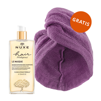 Nuxe Hair Prodigieux, odżywcza maska przed myciem włosów, 125 ml + turban do włosów gratis - zdjęcie produktu