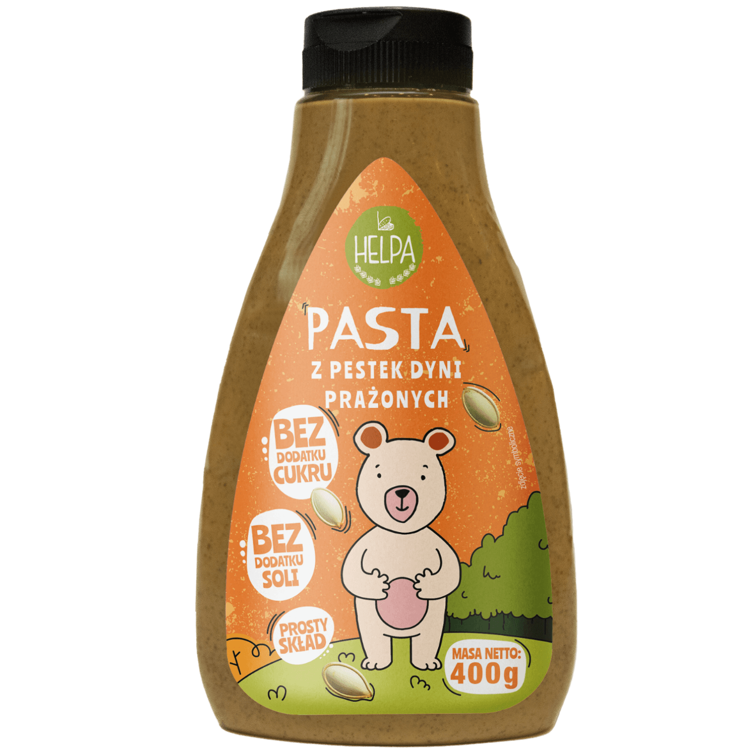 Nieznana Helpa Pasta z pestek dyni prażonych, 400 g