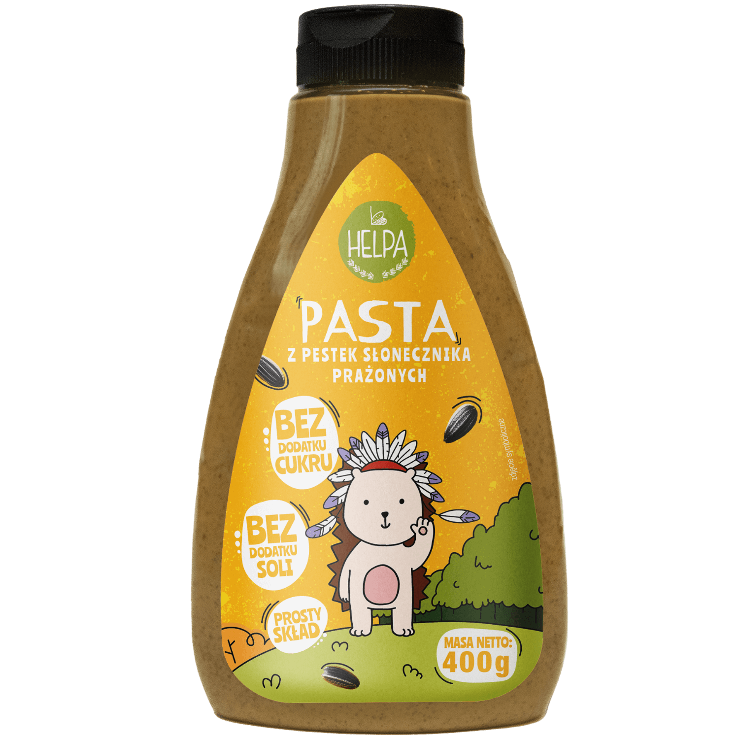 Nieznana Helpa Pasta z pestek słonecznika prażonych, 400 g