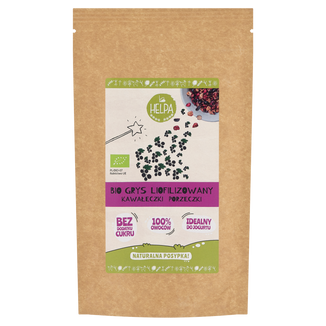 Helpa Bio Grys liofilizowany, kawałeczki porzeczki, 20 g - zdjęcie produktu
