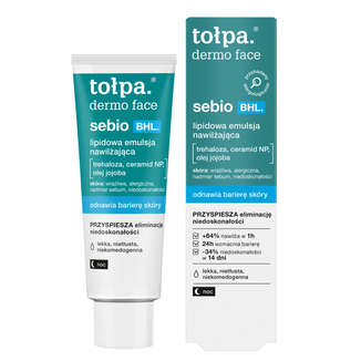 Tołpa Dermo Face Sebio BHL, lipidowa emulsja nawilżająca, 40 ml - zdjęcie produktu