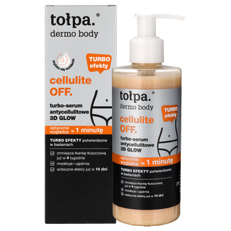 Tołpa Dermo Body Cellulite, turbo-serum antycellulitowe 3D Glow, 250 ml - zdjęcie produktu