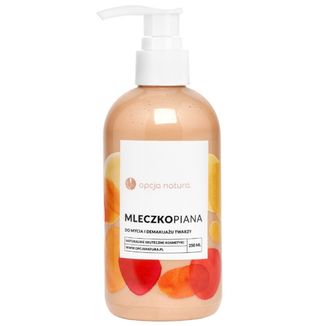 Opcja Natura, mleczkopiana do mycia i demakijażu twarzy, 250 ml - zdjęcie produktu