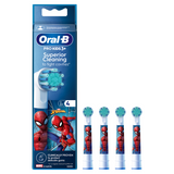 Oral-B Pro Kids, końcówki do szczoteczki elektrycznej, Spiderman, powyżej 3 lat, ultra miękkie, 4 sztuki - miniaturka zdjęcia produktu