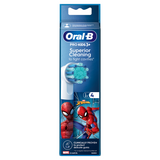 Oral-B Pro Kids, końcówki do szczoteczki elektrycznej, Spiderman, powyżej 3 lat, ultra miękkie, 4 sztuki - miniaturka zdjęcia produktu