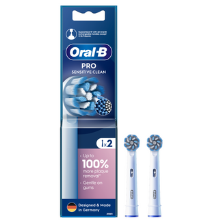 Oral-B Pro Sensitive Clean, końcówki wymienne do szczoteczki elektrycznej, 2 sztuki - zdjęcie produktu