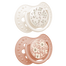 Lovi, smoczek uspokajający, silikonowy, dynamiczny, Blossom Ivory, 6-18 miesięcy, 2 sztuki USZKODZONE OPAKOWANIE - miniaturka  zdjęcia produktu