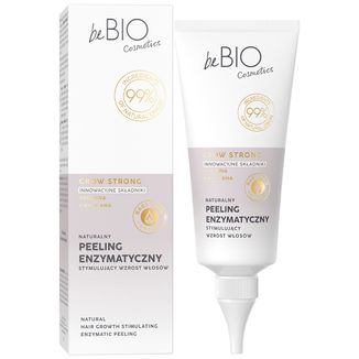 beBIO Cosmetics Baby Hair Complex, naturalny peeling enzymatyczny stymulujący wzrost włosów, 100 ml - zdjęcie produktu