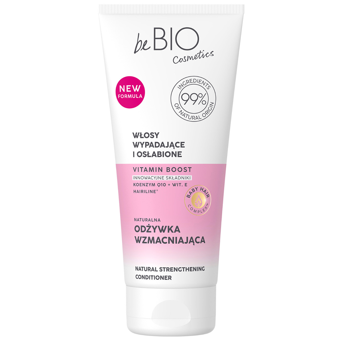 beBIO Ewa Chodakowska beBIO Cosmetics Baby Hair Complex, natürlich Haarspülung ausfallend und geschwächt, stärkend, 200 ml — Inhaltsstoffe und Bewertung