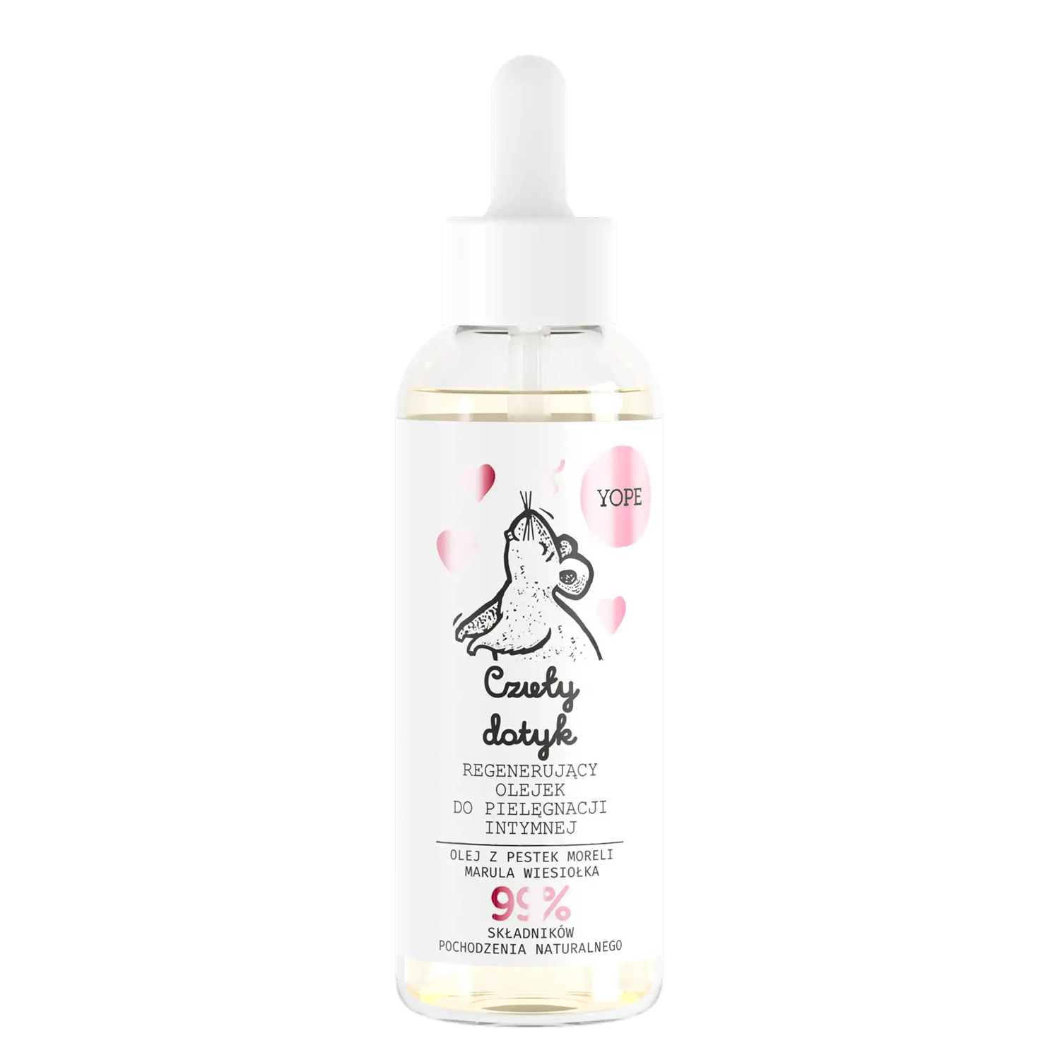 Nieznana Yope Czuły Dotyk, regenerujący olejek do pielęgnacji intymnej, 50 ml