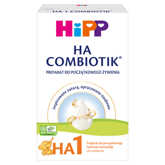 HiPP HA 1 Combiotik, mleko początkowe, od urodzenia, 350 g - zdjęcie produktu