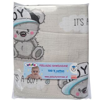 Weber Lux Druk, pieluchy tetrowe, 70 x 80 cm, 100% bawełna, kolorowe, 5 sztuk USZKODZONE OPAKOWANIE Weber Lux Druk, pieluchy tetrowe, 70 x 80 cm, 100% bawełna, kolorowe, 5 sztuk USZKODZONE OPAKOWANIE - zdjęcie produktu