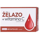 SEMA Lab Żelazo + Witamina C, 60 kapsułek twardych - miniaturka zdjęcia produktu