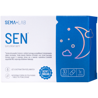 SEMA Lab Sen, 30 tabletek powlekanych - zdjęcie produktu