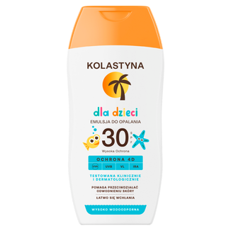 Kolastyna, emulsja do opalania dla dzieci, SPF 30, 125 ml - zdjęcie produktu