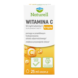 Naturell Witamina C, krople, od 3 lat, 25 ml - miniaturka zdjęcia produktu
