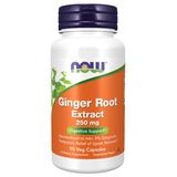 Now Foods Ginger Root Extract 250 mg, imbir lekarski, 90 kapsułek wegańskich - miniaturka zdjęcia produktu