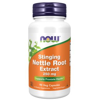 Now Foods Stinging Nettle Root Extract 250 mg, korzeń pokrzywy, 90 kapsułek wegańskich - zdjęcie produktu