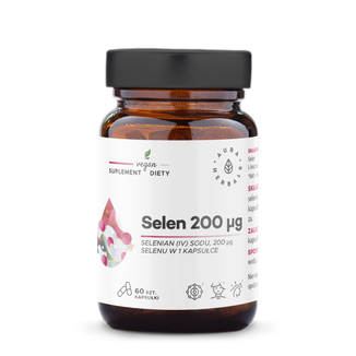 Aura Herbals Selen 200 µg, 60 kapsułek KRÓTKA DATA - zdjęcie produktu