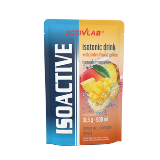 Activlab Isoactive, koncentrat napoju izotonicznego, mango-ananas, 20 saszetek - zdjęcie produktu