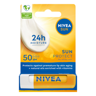 Nivea Sun Protect, pielęgnująca pomadka do ust, SPF 50, 4,8 g - zdjęcie produktu