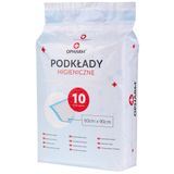 Opharm, podkłady higieniczne, 90 cm x 60 cm, 10 sztuk - miniaturka zdjęcia produktu