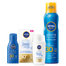 Zestaw Nivea Sun Tripple Protect, fluid do twarzy, SPF 50+, 40 ml + balsam do opalania w sprayu, SPF 30, 200 ml + balsam do opalania, SPF 30, 30 ml gratis - miniaturka 2 zdjęcia produktu