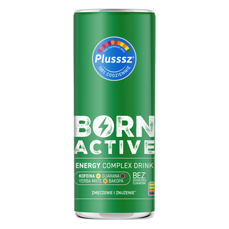 Plusssz Born Active Energy Complex Drink, 250 ml - zdjęcie produktu