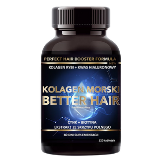 Intenson, Kolagen Morski Better Hair, 120 tabletek - zdjęcie produktu