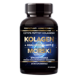 Intenson Kolagen Morski + Hialuron + Witamina C, 60 tabletek - miniaturka zdjęcia produktu