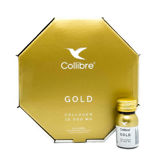 Collibre Gold Shot, kolagen 10000 mg, 30 ml x 15 sztuk KRÓTKA DATA Collibre Gold Shot, kolagen 10000 mg, 30 ml x 15 sztuk KRÓTKA DATA - zdjęcie produktu