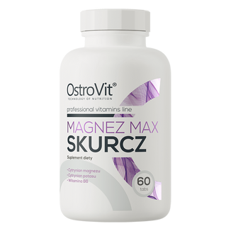 OstroVit Magnez Max Skurcz, 60 tabletek - zdjęcie produktu